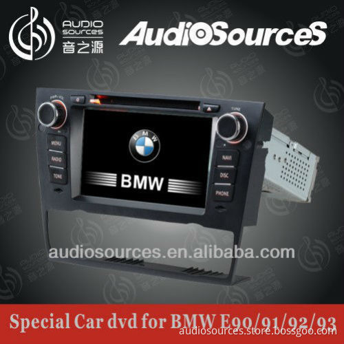 7 " HD 1 DIN Special Car GPS with DVD for BMW E90/91/92/93 with GPS, 3G (8706)